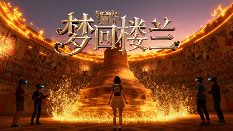 大型沉浸式XR探索体验项目《梦回楼兰》落地西影电影园区